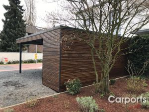 Carport Rhombo mit Abstellraum