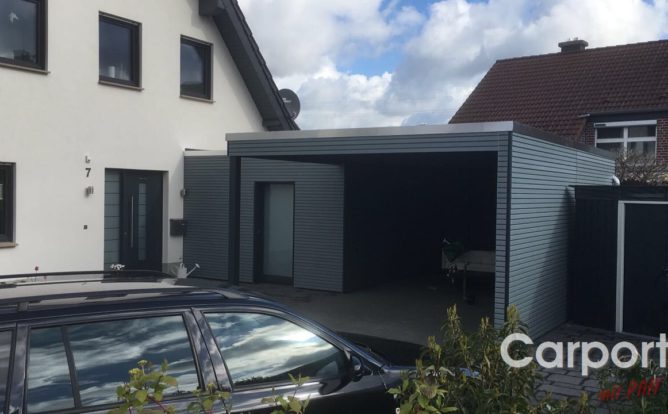 carport holz 22 Carport Bauhaus Rhombo mit Abstellraum