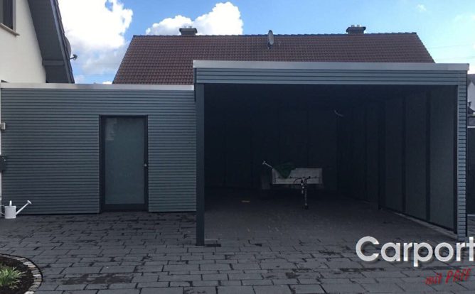 carport holz 21 Carport Bauhaus Rhombo mit Abstellraum